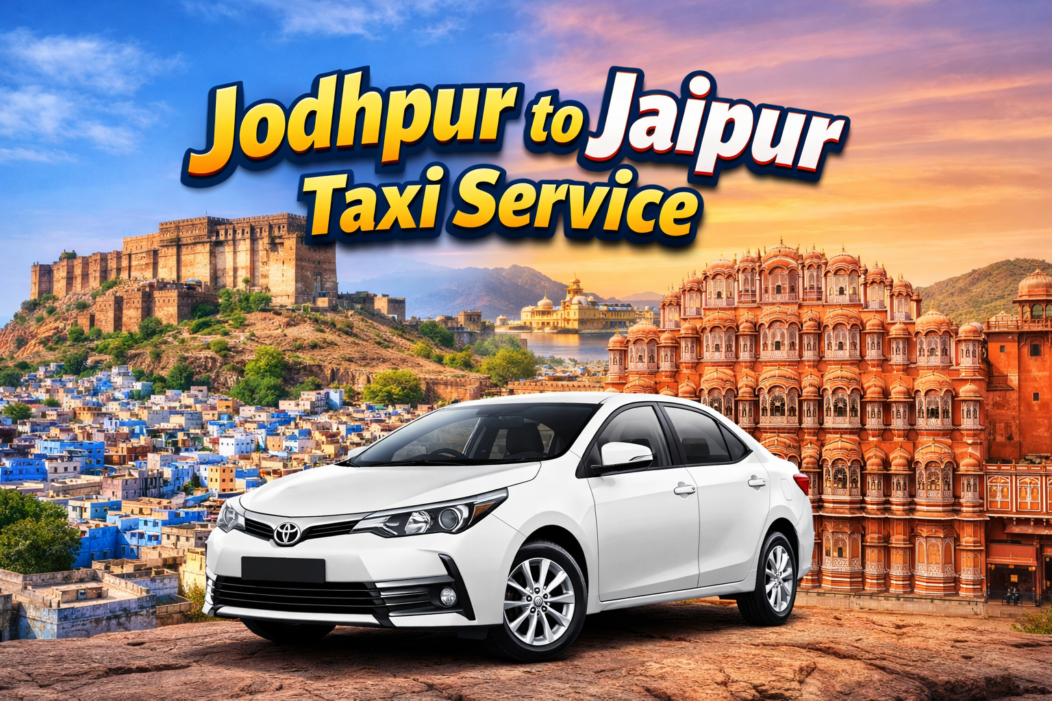 Jodhpur to Jaipur One Way Cab