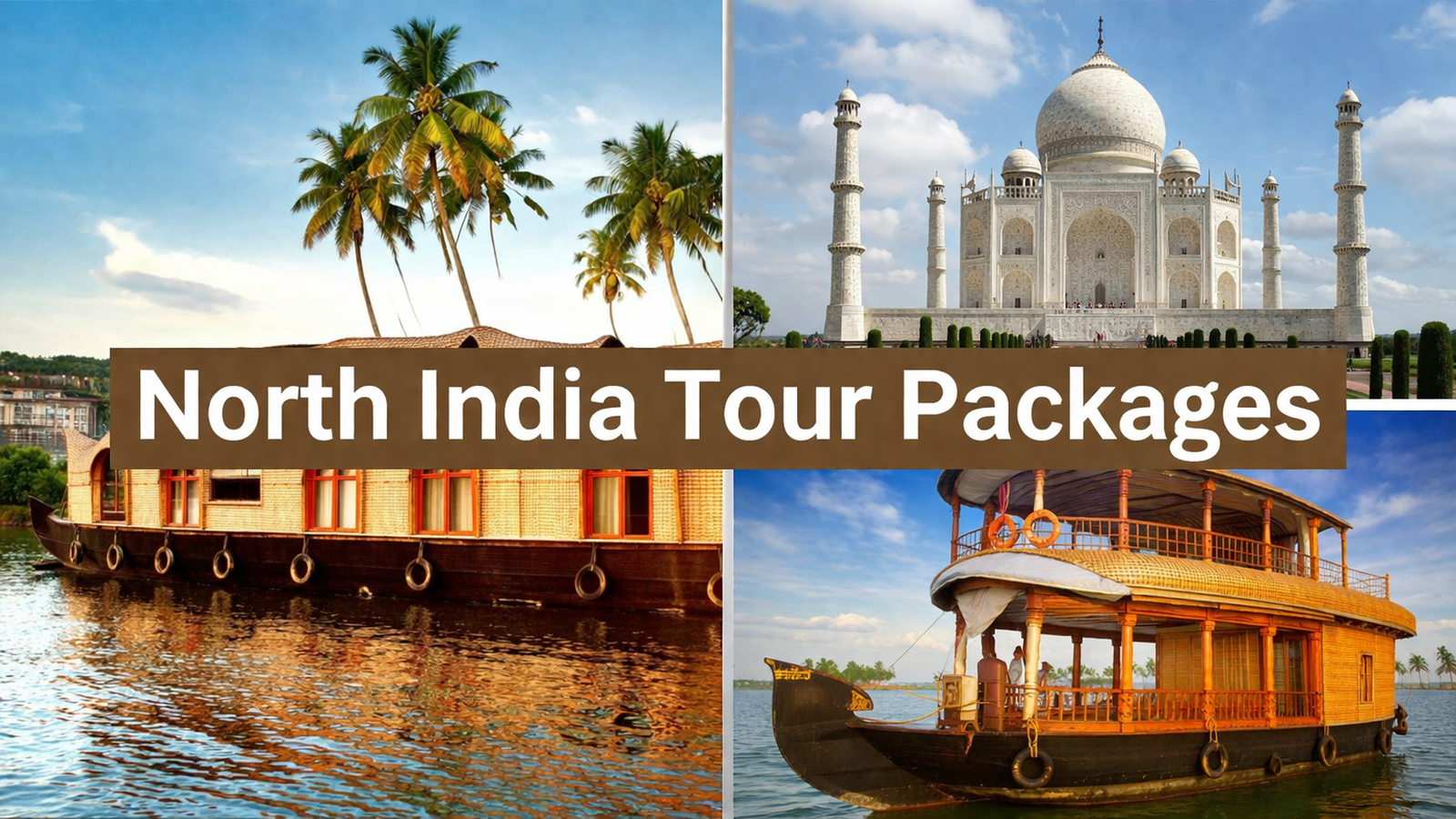 North India tour plan showcasing famous cities and sightseeing spots