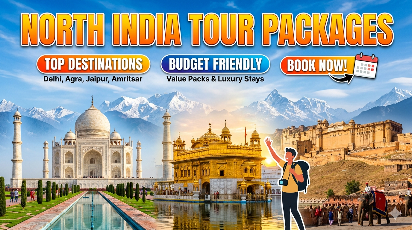 Affordable North India tour packages with top sightseeing attractions