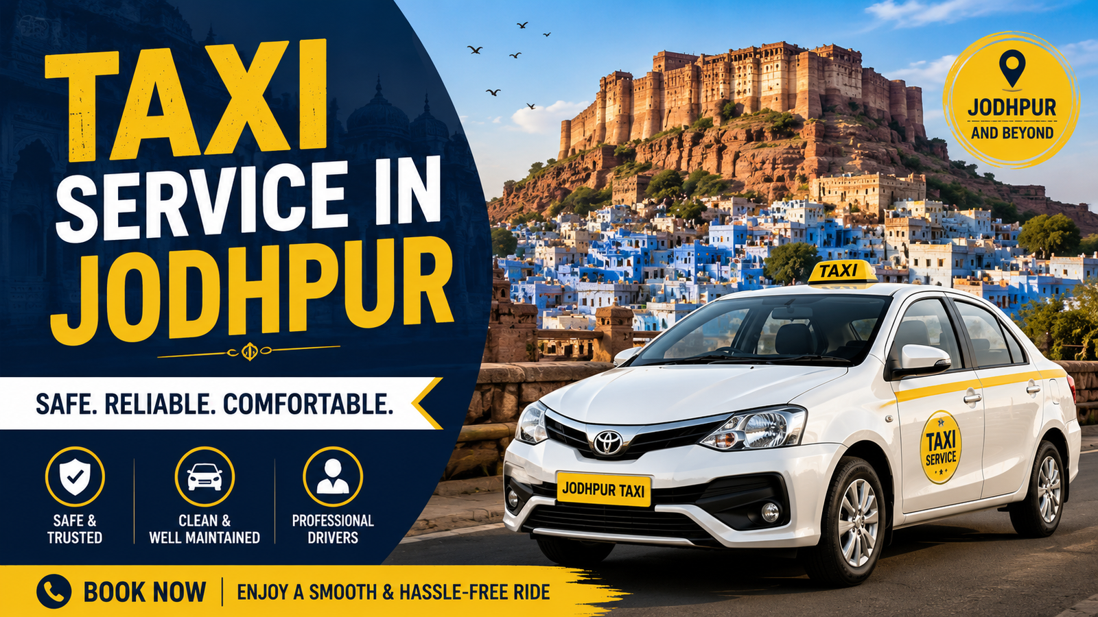 Hassle Free Taxi Service in Jodhpur for Tourists and Local Travel